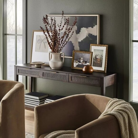 Threshold Studio McGee 36x24 Abstract Framed Wall Art Canvas Target Modern Decor - Picture 2 of 6